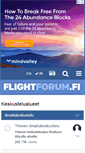 Mobile Screenshot of flightforum.fi